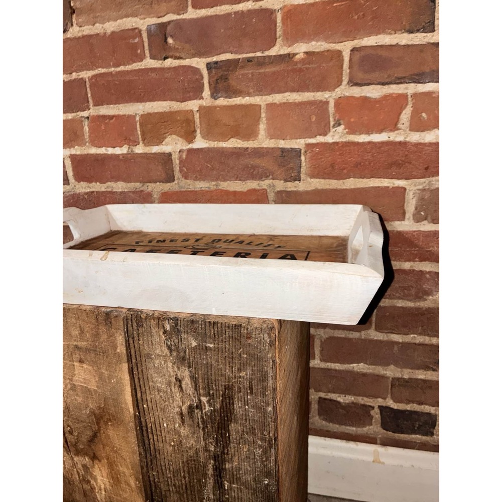 Rustic‎ Wood Serving Tray with Handles Farmhouse Decor - Picture 4 of 6